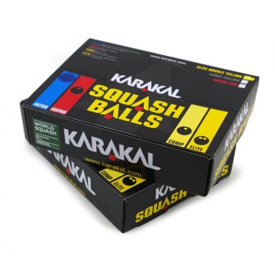 Karakal Double Yellow Dot Squash Balls 3