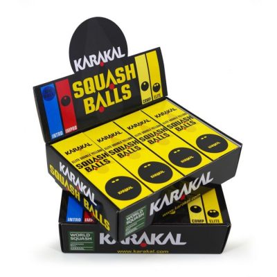 Karakal Double Yellow Dot Squash Balls 4