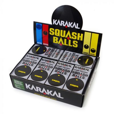 Karakal Yellow Dot Squash Balls 2