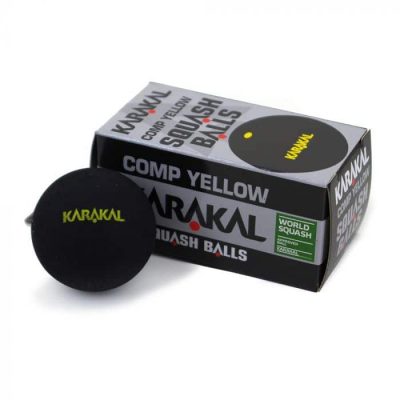 Karakal Yellow Dot Squash Balls 3