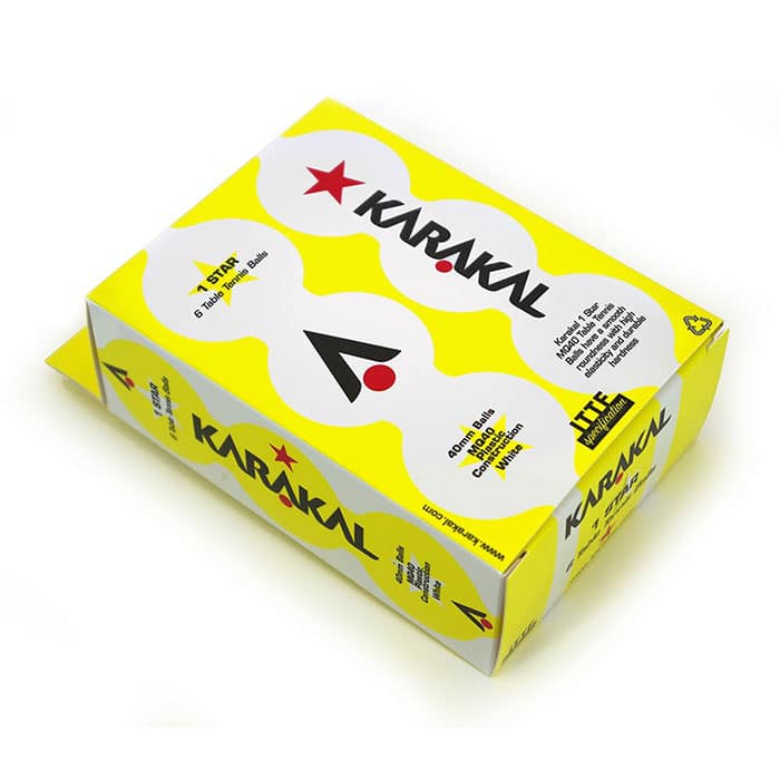 karakal 1 star table tennis balls kd91301 700