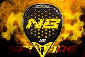 spitfire yellow enebe padel racket