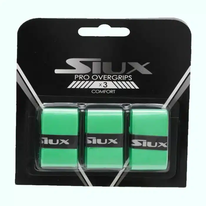 Blister overgrips Siux Pro x3 Liso Verde.4