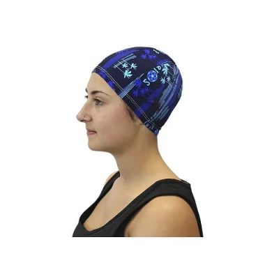 lycra swimming cap assorted designs senior size 5