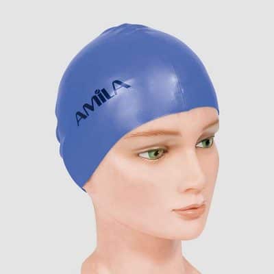 Σκουφάκι Κολύμβησης AMILA Basic Μπλε Σκούρο 700