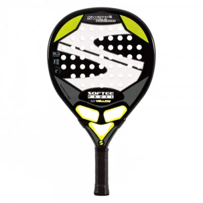 softee swat yellow padel racket 1