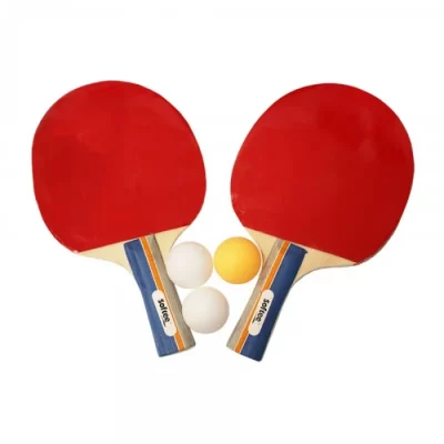 PING PONG RACKETS SET WITH 3 BALLS SATURN 2