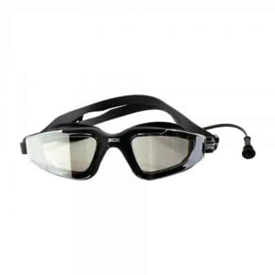 Γυαλιά Κολύμβησης Squba Enki με φακούς καθρέφτη και Ωτοασπίδες μαύρο 1