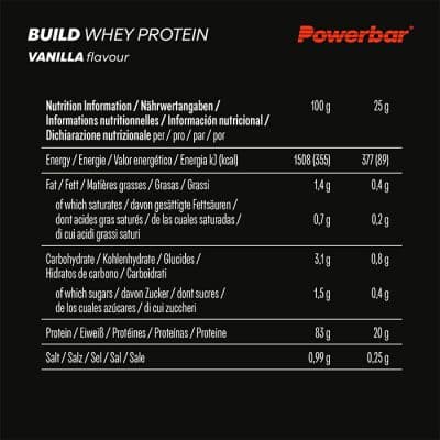 WHEY PROTEIN ISOLATE & HYDROLYSATE Βανίλια 550GR PowerBar 2