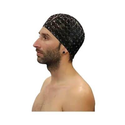 swimming cap softee poliuretane 3d black 1a