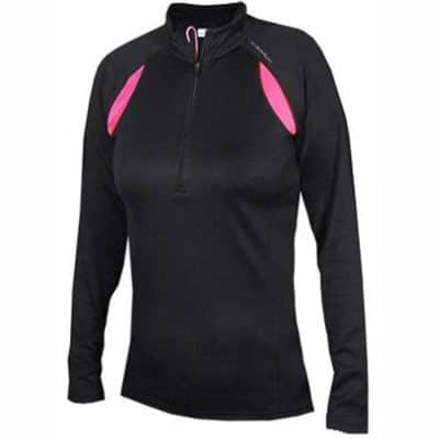 Ronhill Ladies Vizion Activewool Half Zip Top 1a