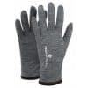 merino 200 temperature regulating running gloves grey