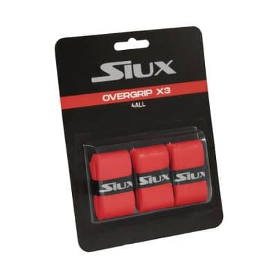 105945 blister 3uds overgrip siux for all rojo 1a