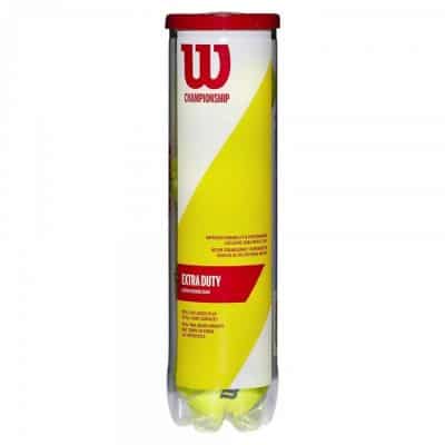 TUBE OF 4 TENNIS BALLS WILSON CHAMPIONSHIP XD 1a