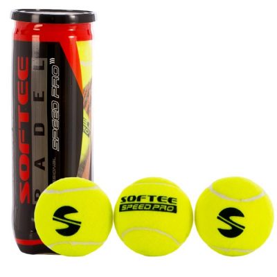 TUBE OF 3 PADEL BALLS SOFTEE SPEED PRO 1