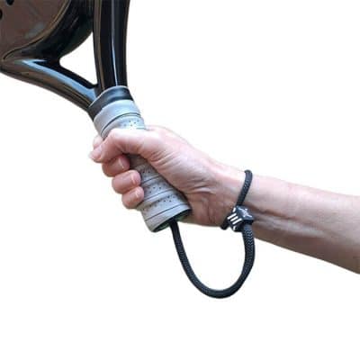 constrictor cord closure for padel rackets black1