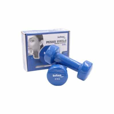 vinyl dumbbells set softee 2 2