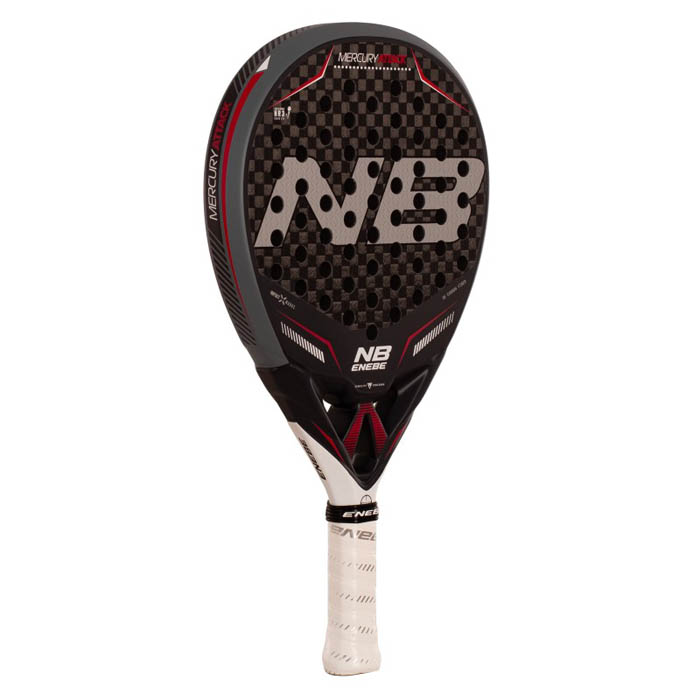 enebe mercury attack grey padel racket. 3