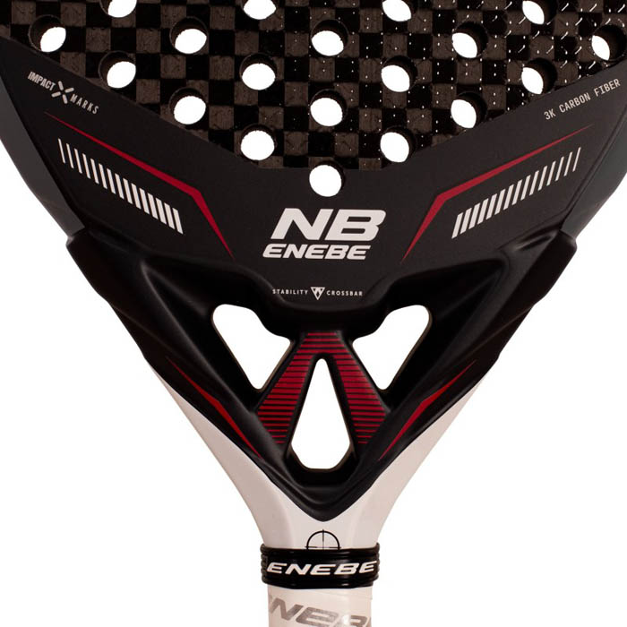 enebe mercury attack grey padel racket. 5